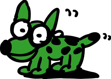 秋山孝が株式会社オグラからの依頼により制作したキャラクター仔犬のアンファン
