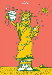 Water (the statue of liberty)